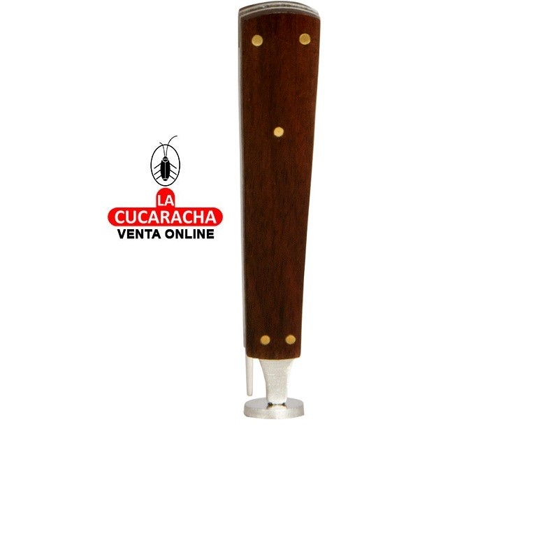 T-30039-PACK 3-ATACADOR PIPA FUMAR CON CACHAS MADERA FORMA RECTANGULAR.