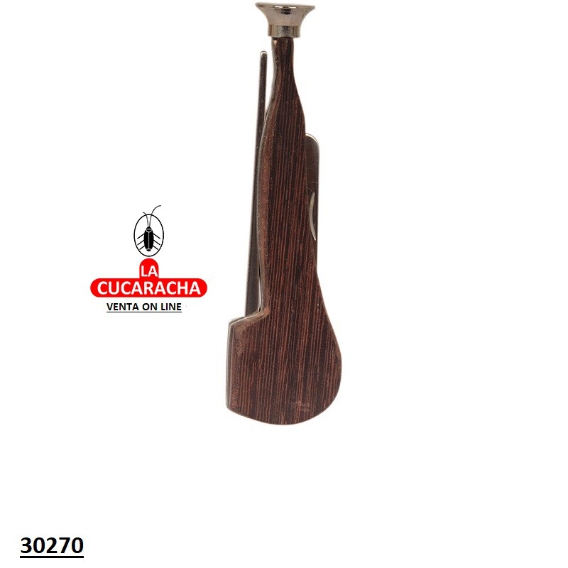 T-30270-PACK 3-ATACADORES PIPAS CACHAS MADERA.