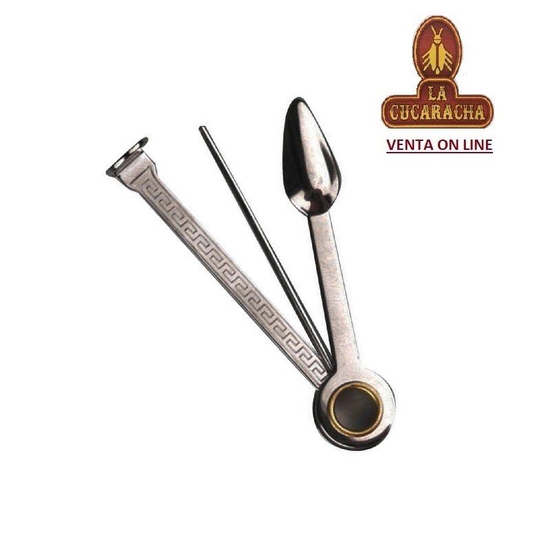 TG-04004-PACK 12-Atacapipas fumar metal 3 accesorios.