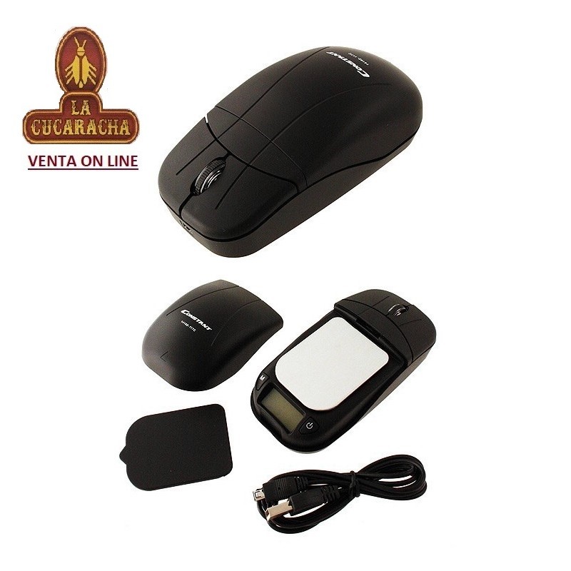TG-24055-BASCULA DIGITAL PRECISION MOUSE 0,01X100G. NEGRA.