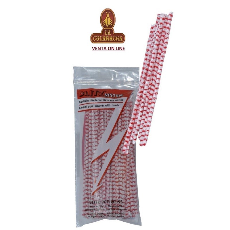 T-30492-BLITZ-PACK 10-BOLSA 80 ESCOBILLAS LIMPIA PIPAS CONICAS ABRASIVAS.