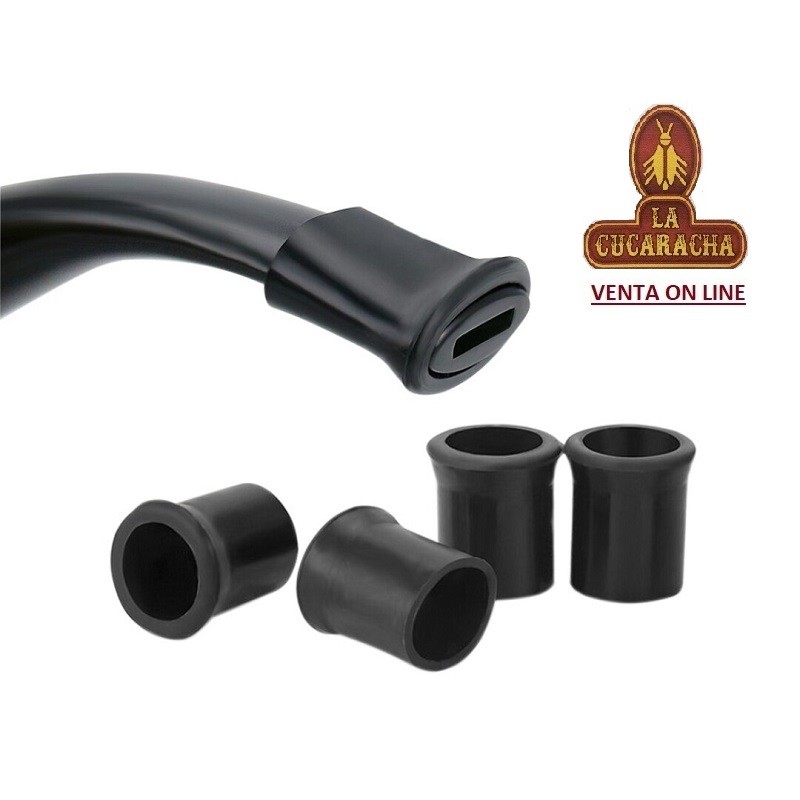 T-31069-PACK 3-BOLSA 10 MORDEDORES CAUCHO PISADIENTES PIPA FUMAR.