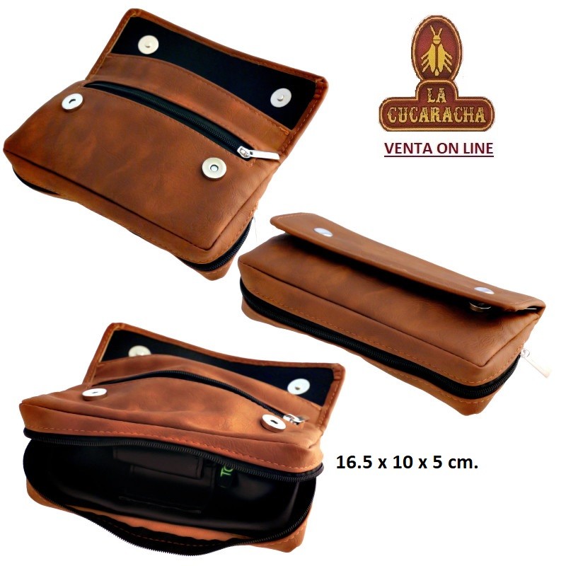 TG-14147-Bolsa picadura pipa fumar 16.5x10x5cm