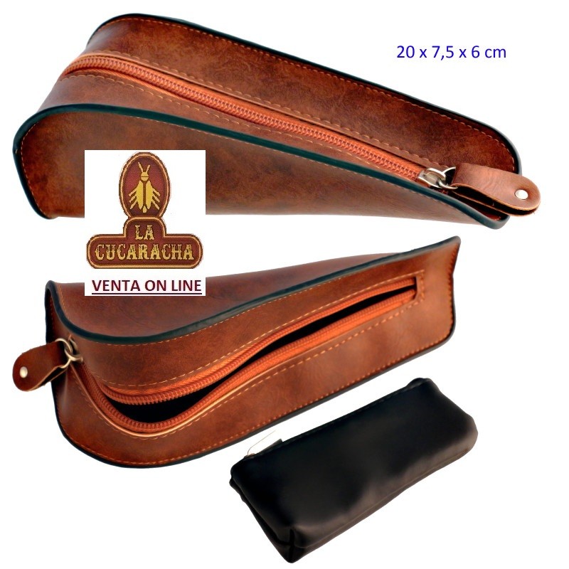 TG-46843-Bolsa portapipas fumar para 1 pipa 20x7.5x6cm.