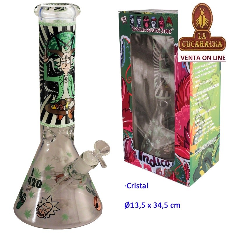 TG-45706-BONGS CRISTAL 13,5X34,5CM.