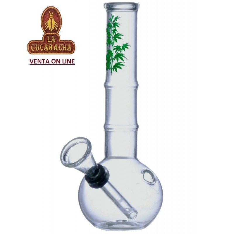 TG-46171-BONGS CRISTAL HOJAS 17 CM.
