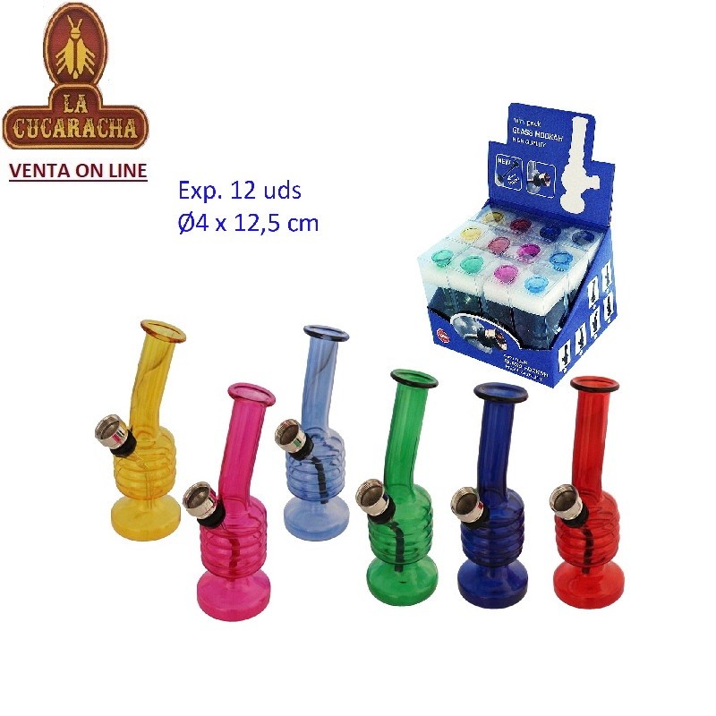 TG-45933-BONGS CRISTAL 12,5CM. SURTIDOS CAJA 12.