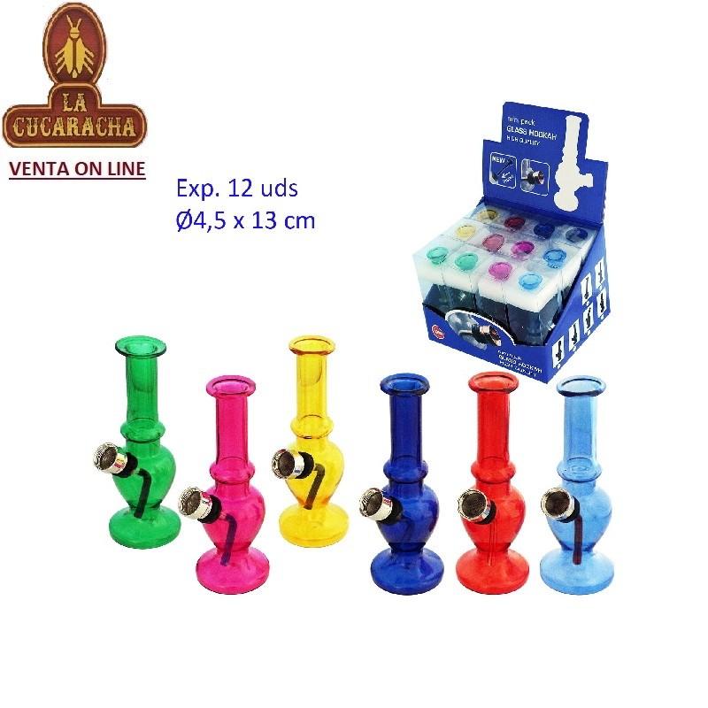 TG-45931-BONGS CRISTAL 13CM. SURTIDOS CAJA 12.