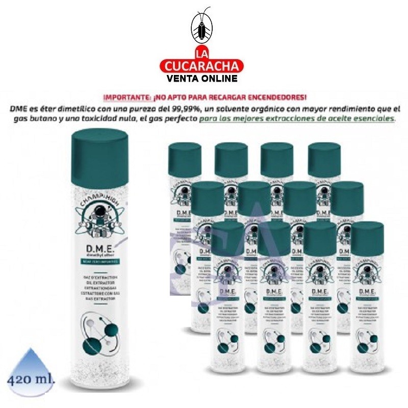 LG-114.205-CHAMP-PACK 12-BOTELLAS GAS D.M.E. 420ML.