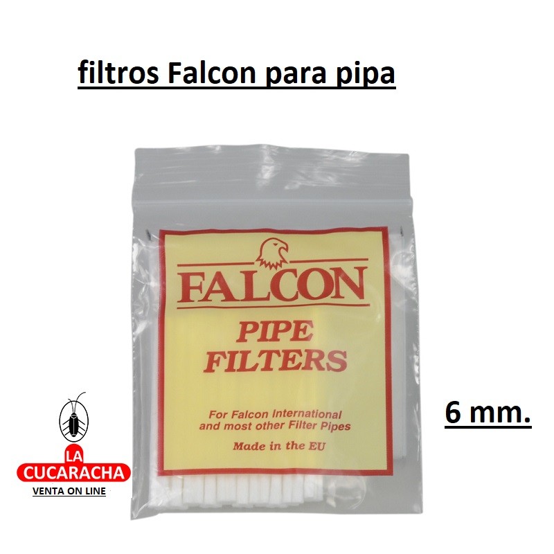 T-30025-FALCON-CAJA 12 BOLSAS 10 FILTROS PIPA 6MM.