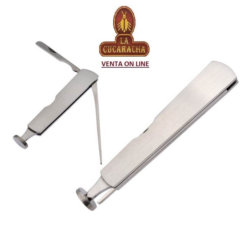 T-30715-PACK 3-ATACADORES PIPAS FUMAR RECTANGULAR METAL