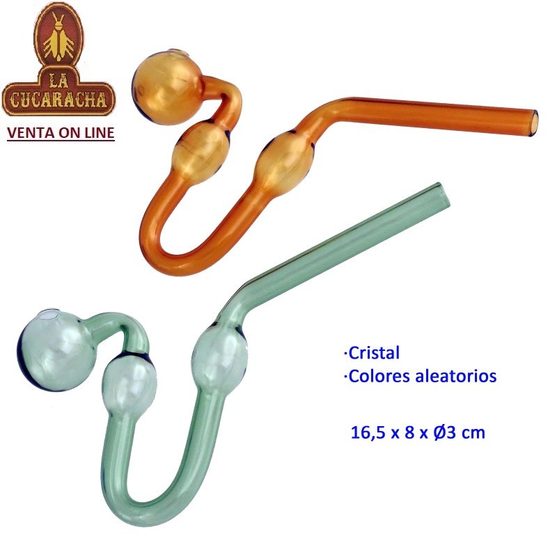 TG-45334-PACK 12-PIPAS HIERBA CRISTAL 16,5X8X3CM. COLORES.