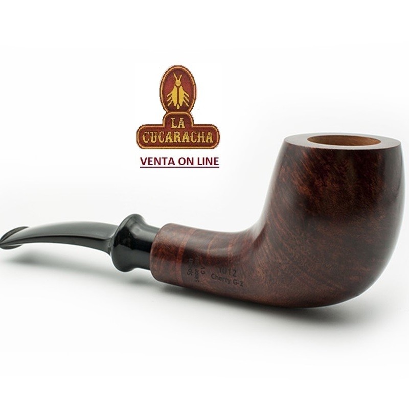 BHT-21085-BRUKEN-PIPA FUMAR BENT BILLIARD LISA FREEHAND CHERRY 1012.