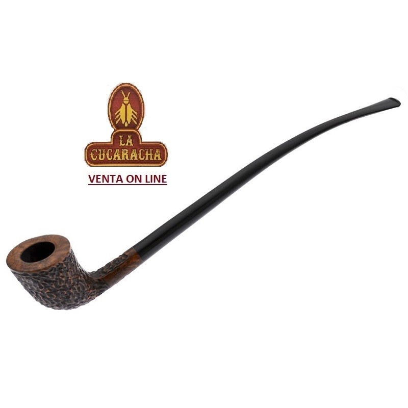 WBT-21000-BRUKEN-PIPA FUMAR BENT BILLIARD RUGOSA CHURCHWARDEN 406B.