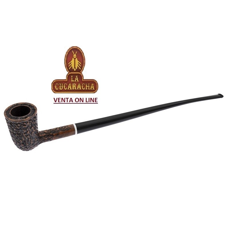 WBT-21003-BRUKEN-PIPA FUMAR BENT BILLIARD RUGOSA CHURCHWARDEN 417.