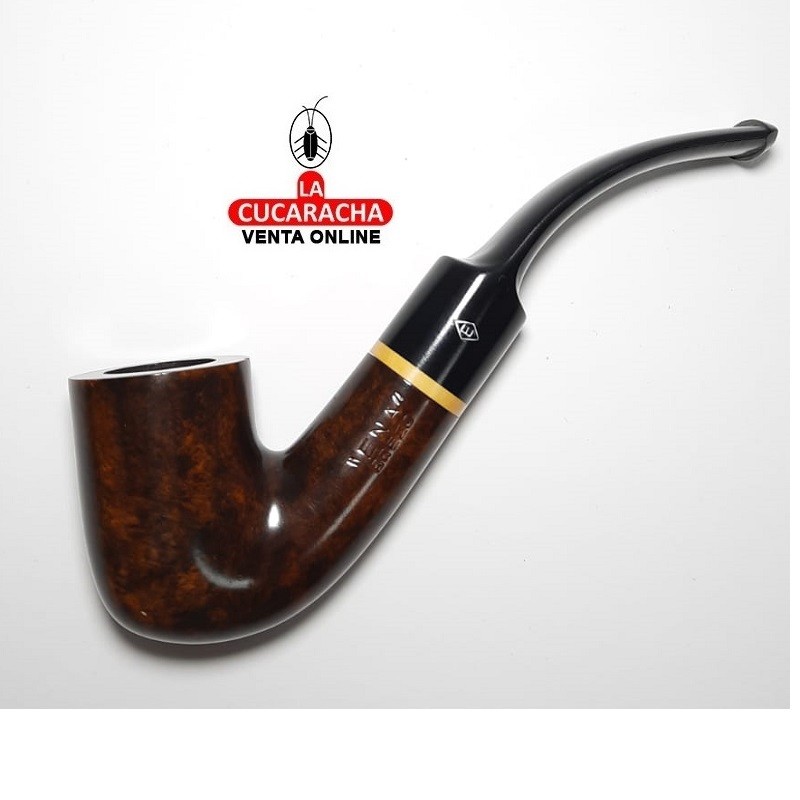 BC-21516-BRUKEN-PIPA FUMAR BENT BILLIARD LISA NEW BOND 462.