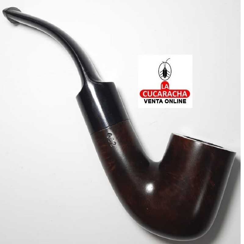 BC-11462-ENA BRUKEN-PIPA FUMAR BENT BILLIARD LISA 462.