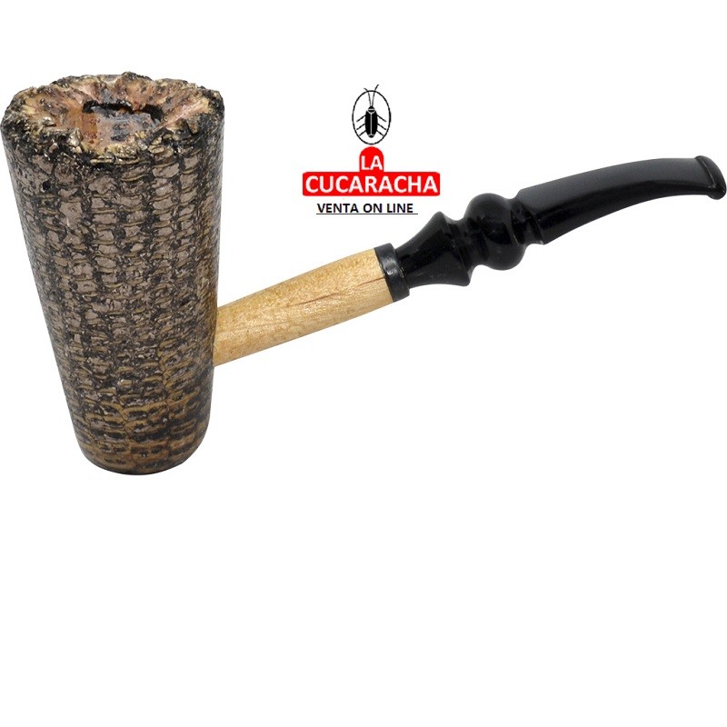 SHMT-20606-MISSOURI-PIPA FUMAR MAZORCA MAIZ FREEHAND CALCINADA.
