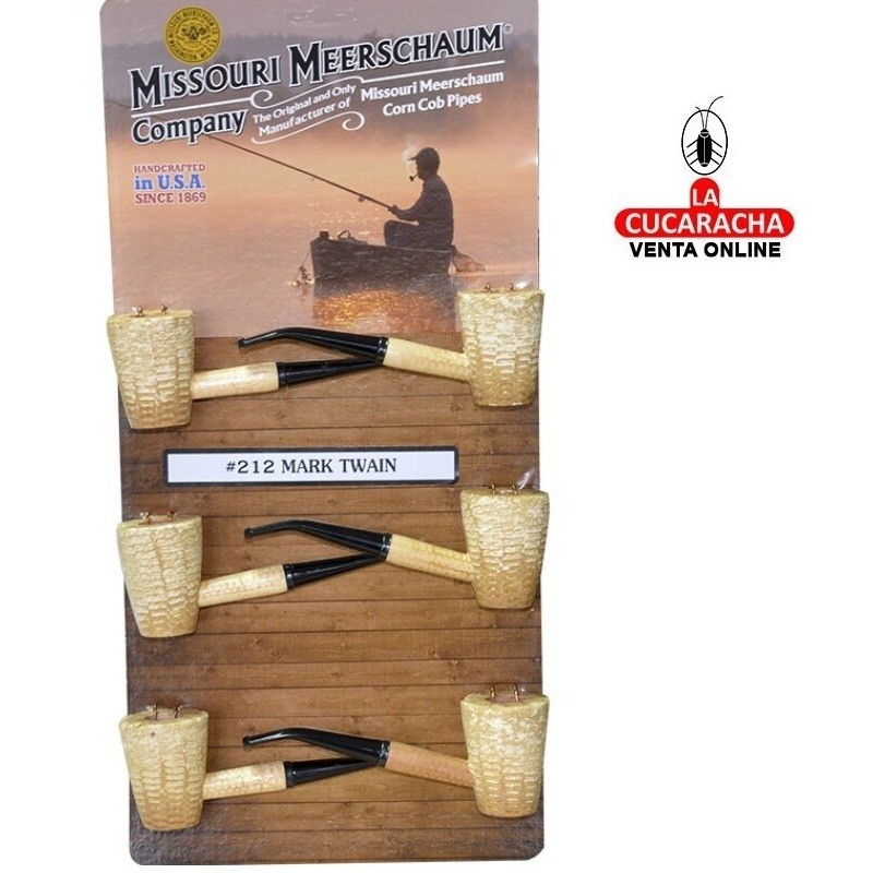 SMT-20604-MISSOURI-PIPA FUMAR MAZORCA MAIZ MARK TWAIN.