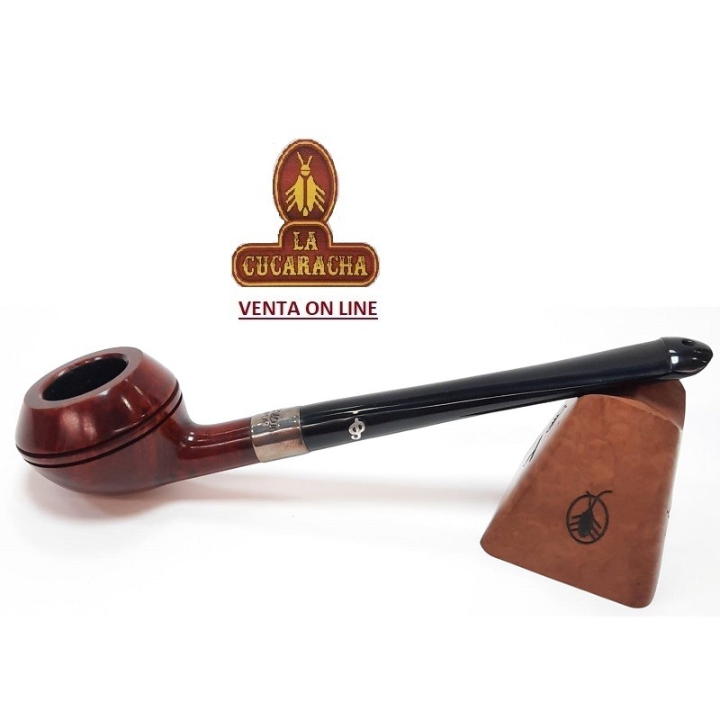 GC-DLC411-PETERSON-PIPA FUMAR BULLDOG RHODESIAN P-LIP LISA DELUXE CLASSIC TERRACOTA.