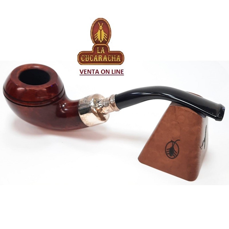 GC-SPI999-PETERSON-PIPA FUMAR BENT BULLDOG RHODESIAN LISA TERRACOTTA SPIGOT 999.