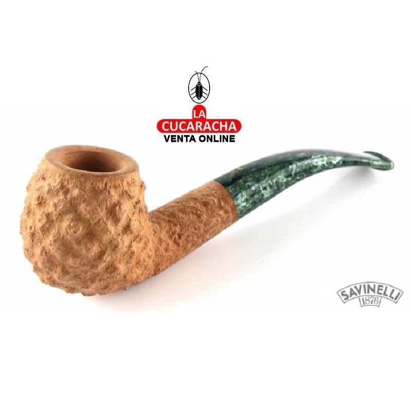 AC-P294.9-626-SAVINELLI-PIPA FUMAR BENT APPLE TALLADA PIÑA DE PINO 626.
