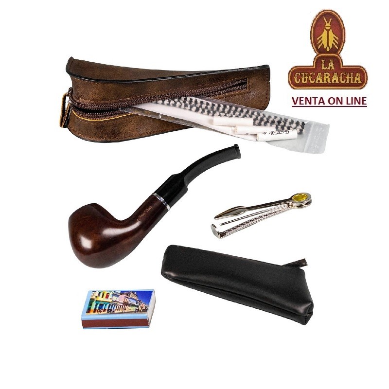 TG-46837-MISTERPIPE-Set iniciacion fumar pipa y accesorios.